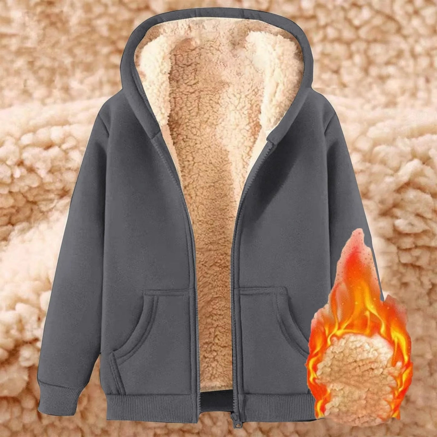 Women’s Solid Hooded Fleece